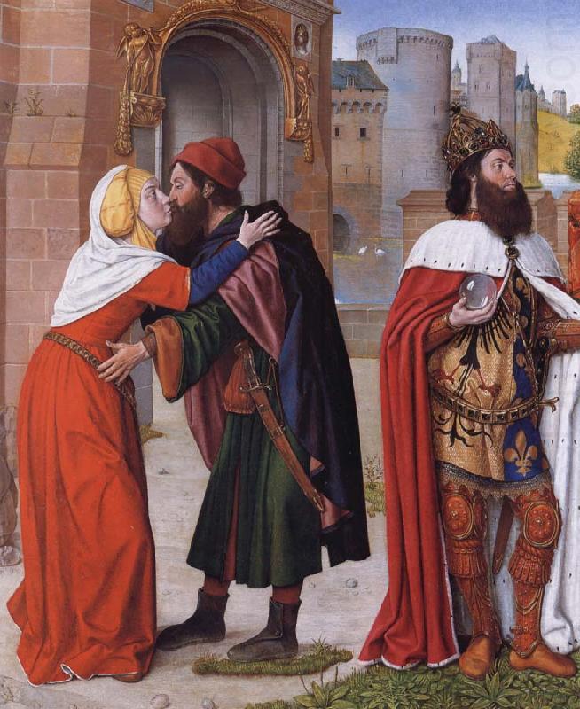 Master of Moulins The Meeting of Saints Joachim and Anne at the Golden Gate china oil painting image